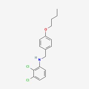 molecular formula C17H19Cl2NO B1385431 N-(4-丁氧基苄基)-2,3-二氯苯胺 CAS No. 1036512-47-6