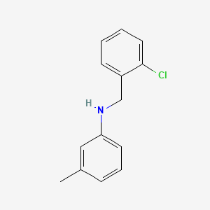 molecular formula C14H14ClN B1385438 N-(2-氯苄基)-3-甲基苯胺 CAS No. 878561-59-2