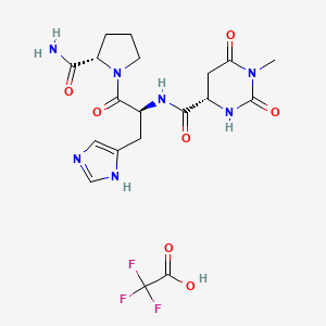 molecular formula C19H24F3N7O7 B13854384 Taltirelin Trifluoroacetic Acid Salt 