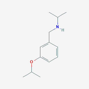 molecular formula C13H21NO B1385444 N-(3-异丙氧基苄基)-2-丙胺 CAS No. 1040683-60-0