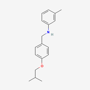 N-(4-Isobutoxybenzyl)-3-methylaniline