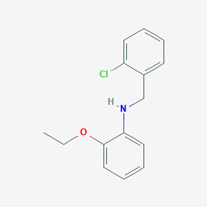 molecular formula C15H16ClNO B1385450 N-(2-氯苄基)-2-乙氧基苯胺 CAS No. 1019498-20-4