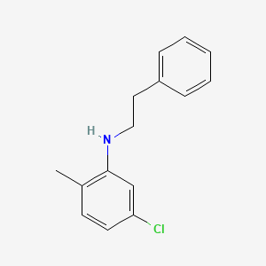 5-Chloro-2-methyl-N-phenethylaniline