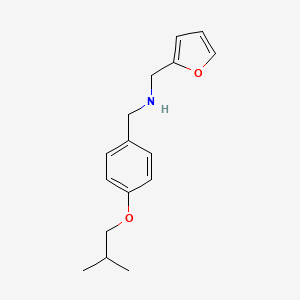 molecular formula C16H21NO2 B1385455 2-呋喃基-N-(4-异丁氧基苄基)甲胺 CAS No. 898507-99-8