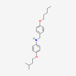 molecular formula C23H33NO2 B1385469 4-(Isopentyloxy)-N-[4-(pentyloxy)benzyl]aniline CAS No. 1040689-33-5