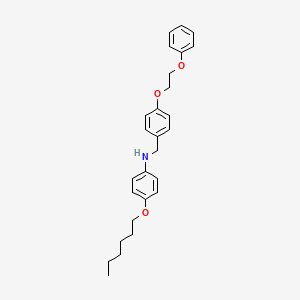 molecular formula C27H33NO3 B1385484 4-(己氧基)-N-[4-(2-苯氧基乙氧基)苄基]苯胺 CAS No. 1040687-31-7