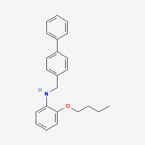 molecular formula C23H25NO B1385489 N-([1,1'-Biphenyl]-4-ylmethyl)-2-butoxyaniline CAS No. 1040689-07-3