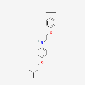 N-{2-[4-(Tert-butyl)phenoxy]ethyl}-4-(isopentyloxy)aniline