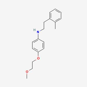 4-(2-Methoxyethoxy)-N-(2-methylphenethyl)aniline