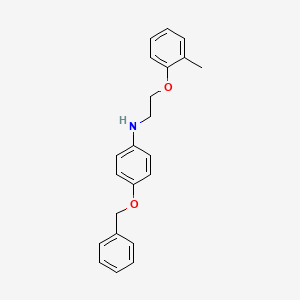 4-(Benzyloxy)-N-[2-(2-methylphenoxy)ethyl]aniline