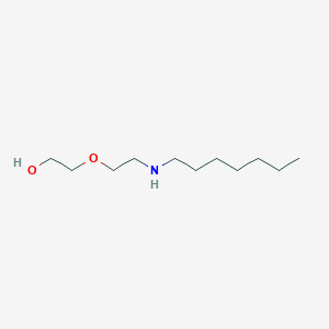 2-[2-(Heptylamino)ethoxy]ethanol