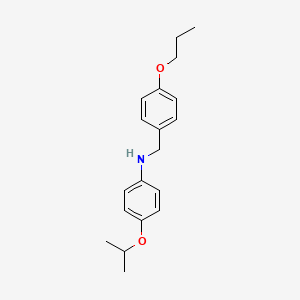 4-Isopropoxy-N-(4-propoxybenzyl)aniline