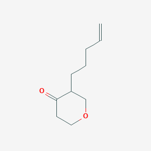 3-(pent-4-en-1-yl)tetrahydro-4H-pyran-4-one