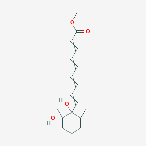 Methyl 9-(1,2-dihydroxy-2,6,6-trimethylcyclohexyl)-3,7-dimethylnona-2,4,6,8-tetraenoate