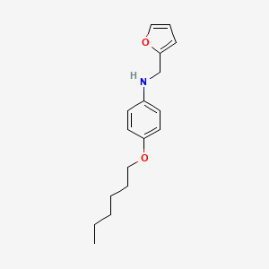 N-(2-Furylmethyl)-4-(hexyloxy)aniline