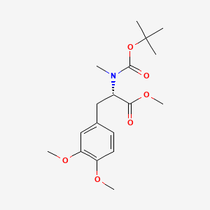 N-[(1,1-Dimethylethoxy)carbonyl]-3-methoxy-N-(methoxymethyl)-O-methyl-L-Tyrosine Methyl Ester