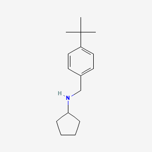 molecular formula C16H25N B1385528 N-[4-(Tert-butyl)benzyl]cyclopentanamine CAS No. 1040686-74-5