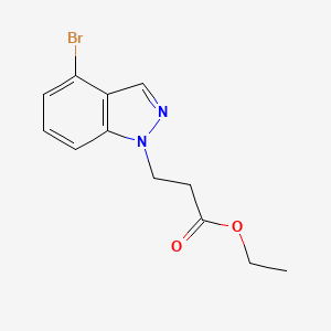 Ethyl 3-(4-bromo-1H-indazol-1-yl)propanoate