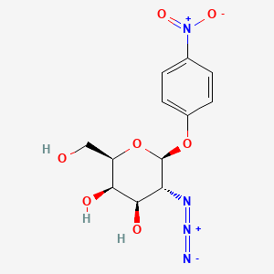 molecular formula C12H14N4O7 B13855314 p-Nitrophenyl 2-Azido-2-deoxy-beta-D-galactopyranoside 