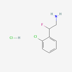 2-(2-Chlorophenyl)-2-fluoroethan-1-amine Hydrochloride