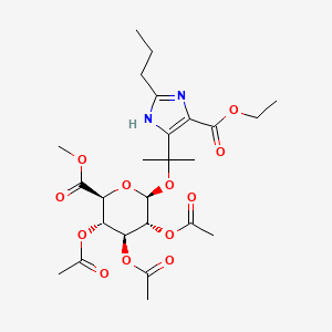 1-Methylethyl-2-propyl-1H-imidazole-5-carboxylic Acid Ethyl Ester 2,3,4-Tri-O-acetyl-beta-D-glucuronide Methyl Ester