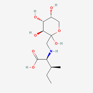 N-(1-Deoxy-ss-D-fructopyranos-1-yl)-L-isoleucine; [S-(R*,R*)]-1-[(1-Carboxy-2-methylbutyl)amino]-1-deoxy-ss-D-fructopyranose