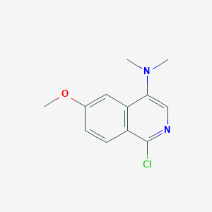 1-chloro-6-methoxy-N,N-dimethylisoquinolin-4-amine