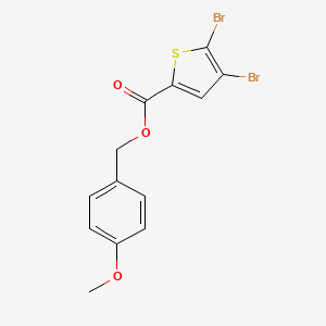 (4-Methoxyphenyl)methyl 4,5-dibromothiophene-2-carboxylate