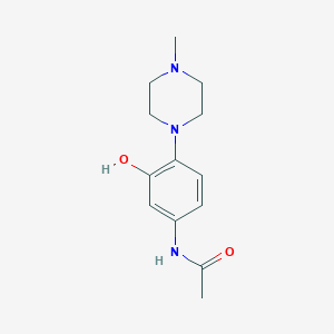 N-(3-hydroxy-4-(4-methylpiperazin-1-yl)phenyl)acetamide