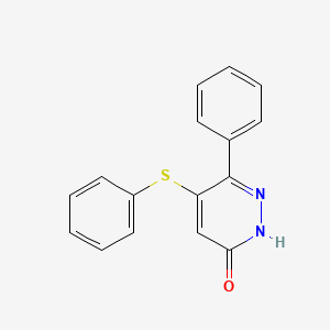 3-phenyl-4-phenylsulfanyl-1H-pyridazin-6-one