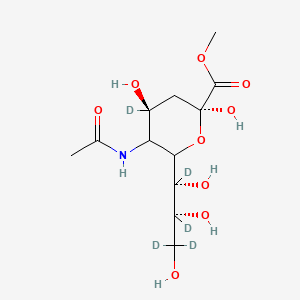 molecular formula C12H21NO9 B13855438 N-Acetylneuraminic Acid Methyl Ester-d5 