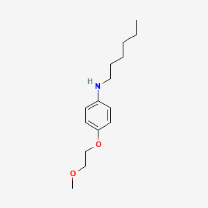 N-Hexyl-4-(2-methoxyethoxy)aniline