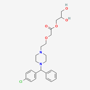 Cetirizine Glycerol Ester Dihydrochloride (Mixture of Diastereomers)