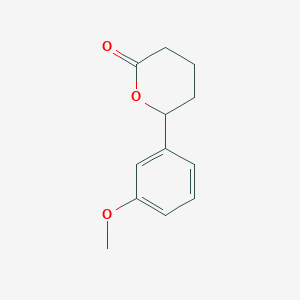 6-(3-Methoxyphenyl)oxan-2-one