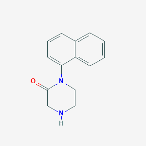 1-Naphthalen-1-YL-piperazin-2-one