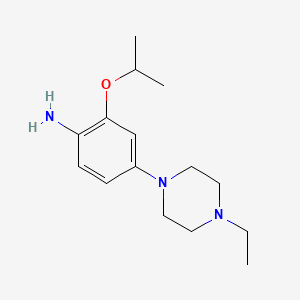 4-(4-Ethylpiperazin-1-yl)-2-propan-2-yloxyaniline