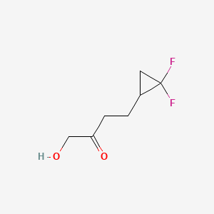 4-(2,2-Difluorocyclopropyl)-1-hydroxybutan-2-one