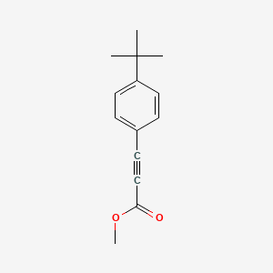 molecular formula C14H16O2 B13855659 (4-t-Butyl-phenyl)-propynoic acid methyl ester 