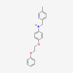 N-(4-Methylbenzyl)-4-(2-phenoxyethoxy)aniline