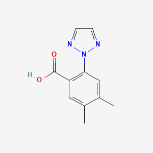 4,5-Dimethyl-2-(triazol-2-yl)benzoic acid