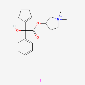 molecular formula C19H26INO3 B13855721 Dehydro Glycopyrrolate Iodide (Mixture of Diastereomers) 