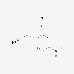 5-Amino-2-(cyanomethyl)benzonitrile