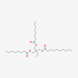 2,2-Bis[(octanoyloxy)methyl]butyl decanoate