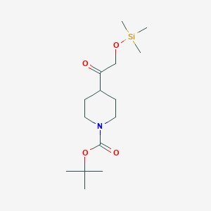 Tert-butyl 4-(2-trimethylsilyloxyacetyl)piperidine-1-carboxylate