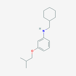 N-(Cyclohexylmethyl)-3-isobutoxyaniline