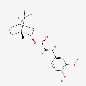 molecular formula C20H26O4 B13855872 (-)-Bornyl ferulate 