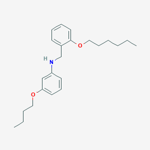 3-Butoxy-N-[2-(hexyloxy)benzyl]aniline