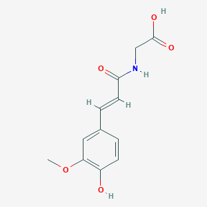 molecular formula C12H13NO5 B13855931 N-Feruloylglycine 