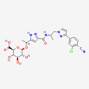 molecular formula C25H27ClN6O8 B13855932 Darolutamide-Glu 