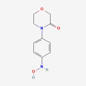 4-(4-(Hydroxyamino)phenyl)morpholin-3-one